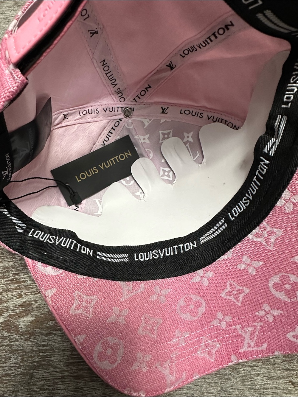 Pink Monogram Baseball Cap NWT - Picture 6 of 12